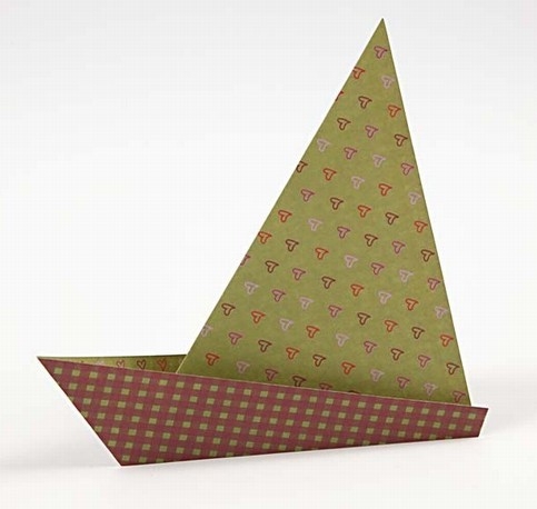 Origami båd
