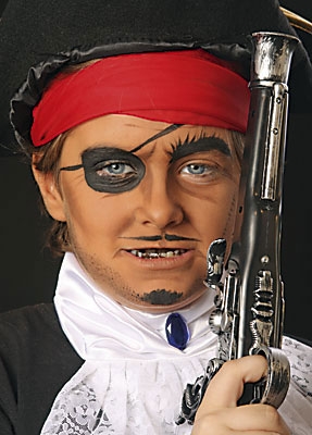 Ansigtsmaling pirat