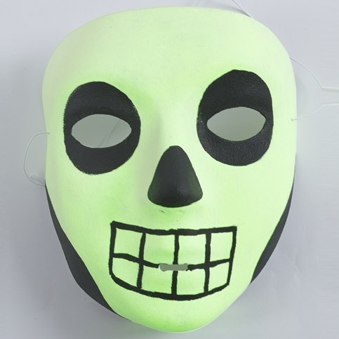 Selvlysende maske til Halloween