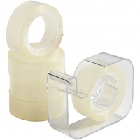 Dispenser med tape, B: 15 mm, 1 sæt