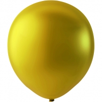 Balloner, runde, diam. 23 cm, guld, 8stk./ 1 pk.
