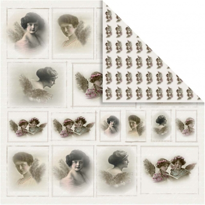 Designpapir, ark 30,5x30,5 cm, 120 g, 5ark/ 1 pk.