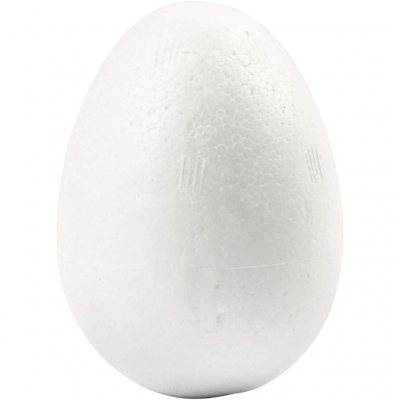 Æg, H: 6 cm, hvid, 50 stk./ 1 pk.