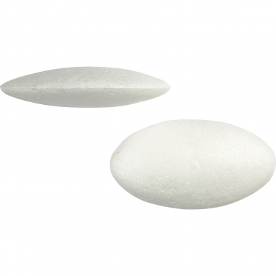 Ufo, str. 120x65 mm, tykkelse 27 mm, hvid, 100 stk./ 1 pk.