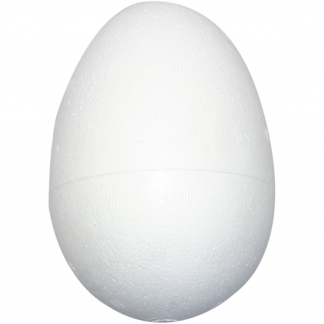 Æg, H: 12 cm, hvid, 25 stk./ 1 pk.