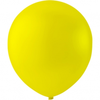 Balloner, runde, diam. 23 cm, gul, 10 stk./ 1 pk.
